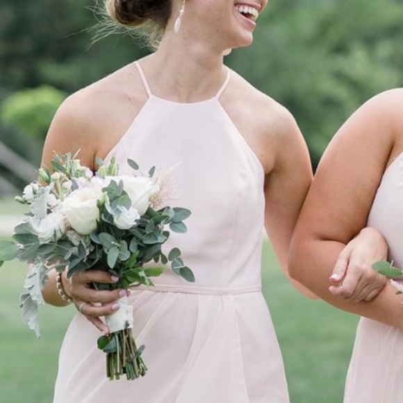 David’s Bridal Size 8 Ballet pink Bridesmaid dress - Picture 6 of 7